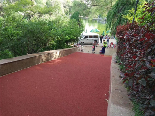 江津彩色路面施工